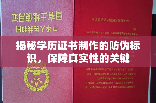 崇安揭秘学历证书制作的防伪标识，保障真实性的关键