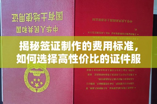 崇安揭秘签证制作的费用标准，如何选择高性价比的证件服务