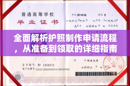 崇安全面解析护照制作申请流程，从准备到领取的详细指南