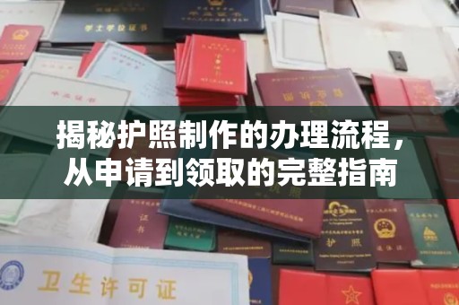 崇安揭秘护照制作的办理流程，从申请到领取的完整指南